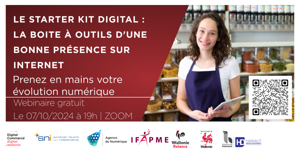 Webinaire - Le starter kit digital : la boite à outils d'une bonne présence sur Internet