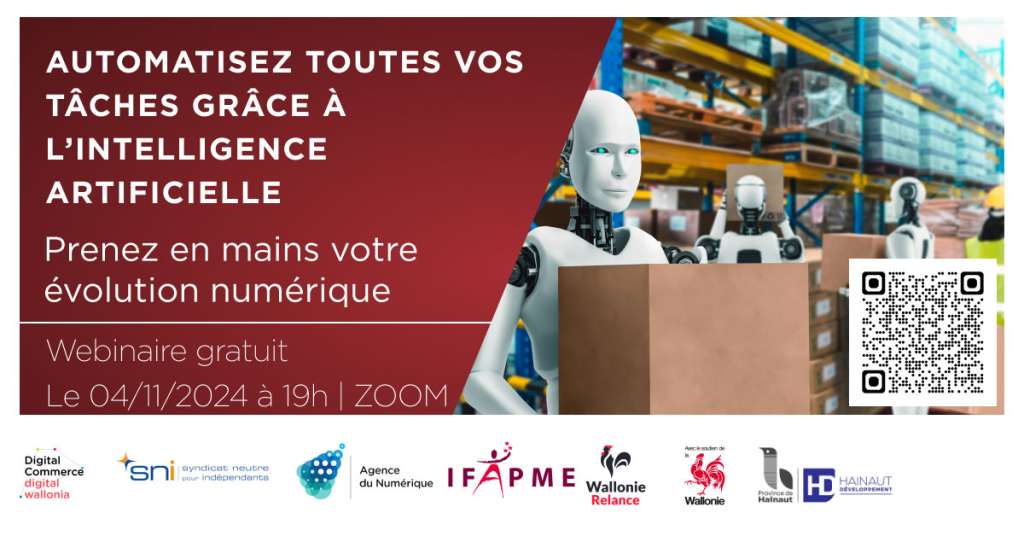 Webinaire - Gagnez du temps en automatisant toutes vos tâches avec l’IA