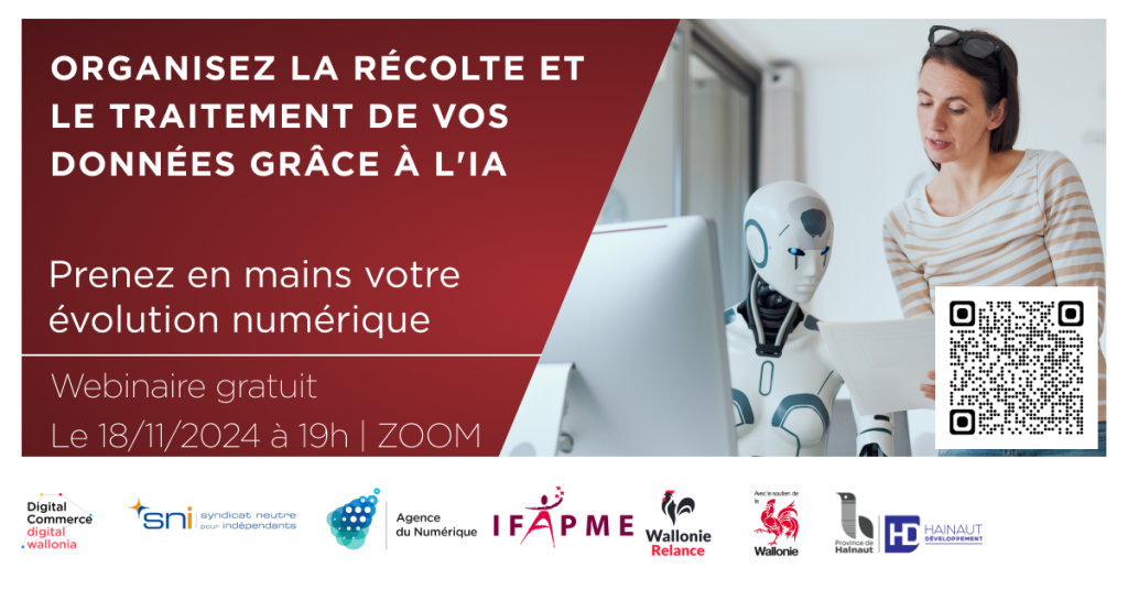 Webinaire Digital Commerce « Organisez la récolte et le traitement de vos données grâce à l'I.A. »