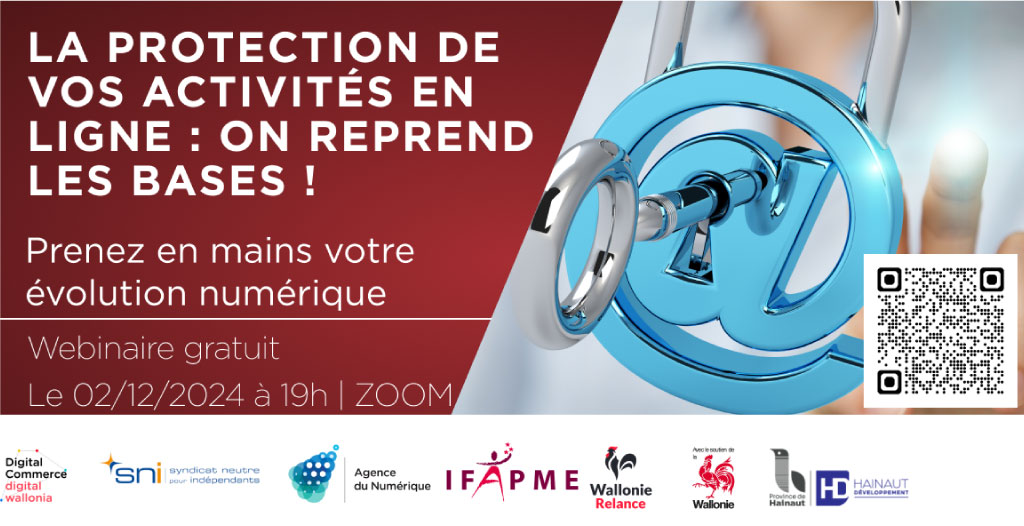 Webinaire Digital Commerce  « La protection de vos activités en ligne : on reprend les bases ! »