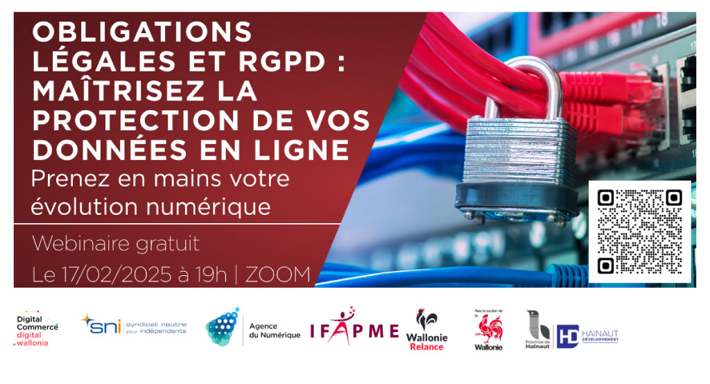 Webinaire Digital Commerce « Obligations légales et RGPD : maîtrisez la protection de vos données en ligne »